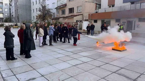 Eskişehir'de Yangın Eğitimi Verildi