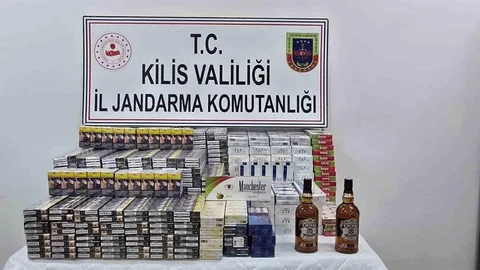 Kilis'te Kaçak Sigara ve Alkol Ele Geçirildi