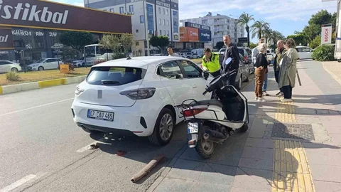 Antalya'da Motosiklet Kazasında Ceza Kesildi