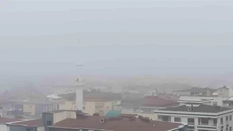 Batman'da Yoğun Sis Etkisi