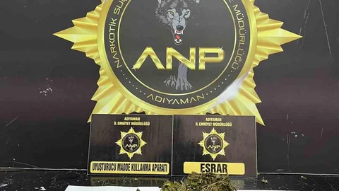 Adıyaman'da İş Yerinde Uyuşturucu Yakalandı