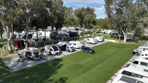 Antalya'da Karavan Park Hareketliliği