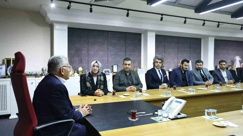 Kayseri'de Kadın Başkan Ziyareti