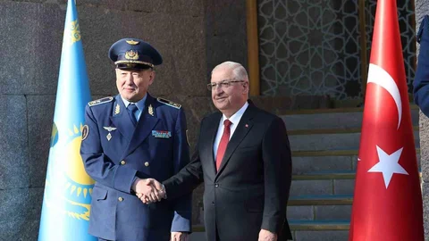 Bakan Güler, Kazak Bakan ile Bir Araya Geldi