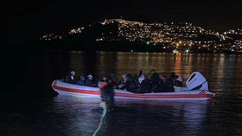 Bodrum'da Düzensiz Göçmen Yakalandı