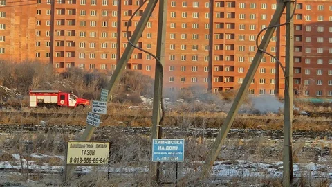 Omsk'ta Doğal Gaz Boru Hattında Patlama