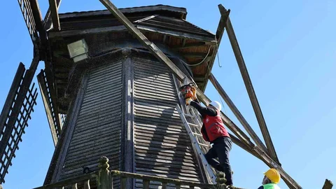 Sakarya'da Tarihi Çark ve Yel Değirmeni Yenileniyor