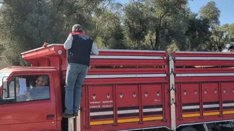 Karpuzlu'da Hayvan Sevkiyatına Denetim Yapıldı