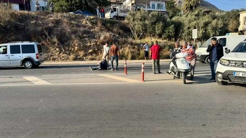 Aydıncık D-400 Yolu Üzerinde Gerçekleşen Motosiklet Kazasında Sürücü Yaralandı