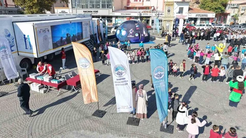 Kayseri İncesu'da Bilim Etkinliği