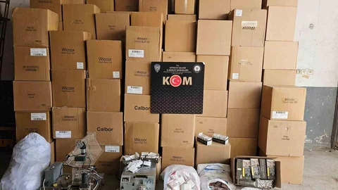 Kütahya'da Kaçak Makaron Operasyonu