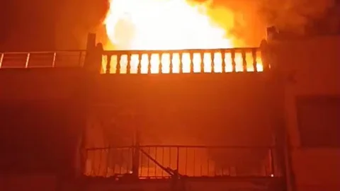 Tekirdağ'da Yazlık Evde Yangın Çıktı