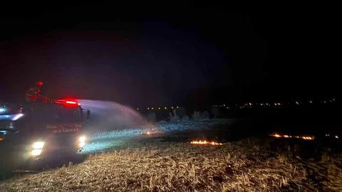 Bucak'taki Arazi Yangını Kontrol Altına Alındı