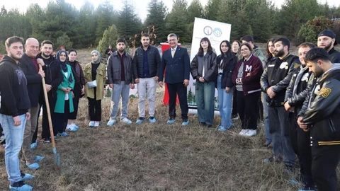 Kütahya'da Fidan Dikim Etkinliği