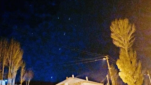 Van'da Starlink Kuyruğu Görüldü