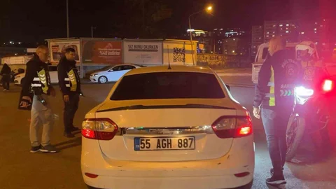 Samsun’da Korsan Taksi Denetimi Yapıldı