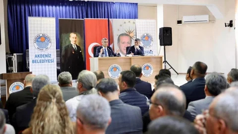 Mersin Valisi Atilla Toros, Akdenizli Muhtarlarla Buluştu