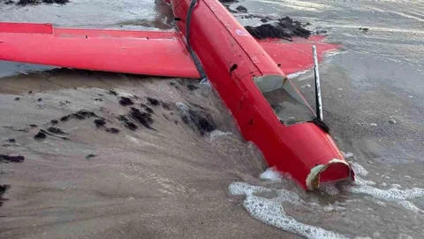 Letonya Kıyılarında İHA Enkazı