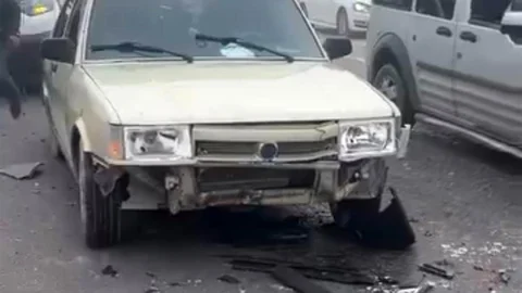 Siirt'te Koyun Sürüsüne Çarpan Araç Kazası