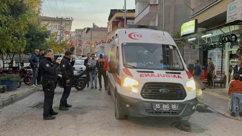 Samsun'da Amca Bıçakla Yaraladı