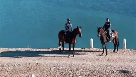 Van'da Atlı Jandarma Devriyesi