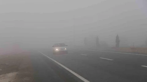 Elazığ'da Sis Etkili Oldu