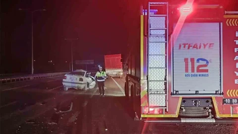 Balıkesir'de Trafik Kazası: 1 Kişi Hayatını Kaybetti