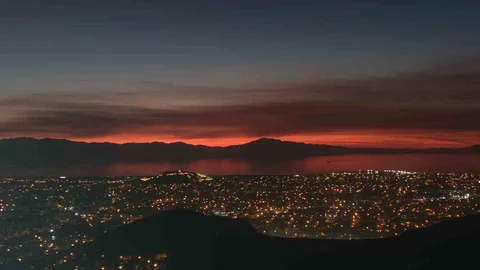 Van'da Büyüleyici Gün Batımı Görüntüleri