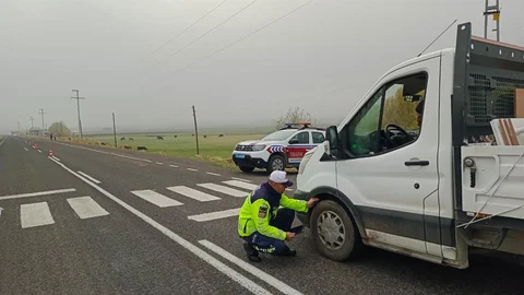 Bulanık'ta Kış Lastiği Denetimi Yapıldı
