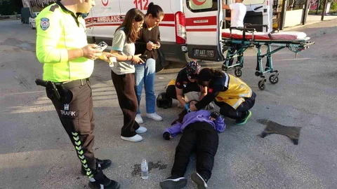 Antalya'da Motosiklet Kazası Yaşandı