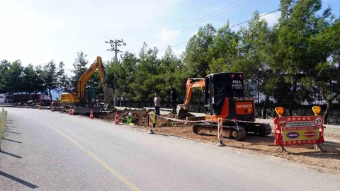 Marmaris'te Su İsale Hattı Yenileniyor