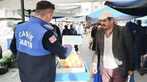 Canik'te Semt Pazarları Denetimi Sürüyor