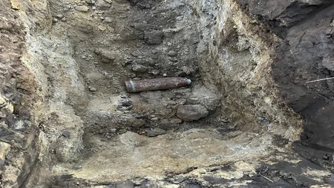 Aydın'da Tarlada Bulunan Top Mermisi İmha Edildi