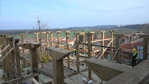 Edirne'de Muradiye Mevlevihanesi Restorasyonu Devam Ediyor