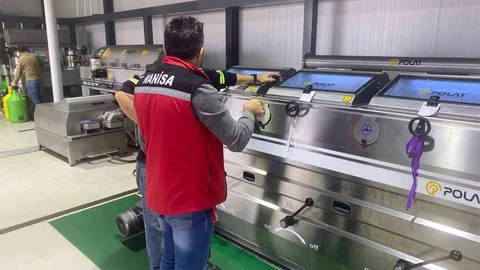 Sarıgöl'de Zeytinyağı Tesislerine Denetim Yapıldı