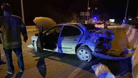 Bursa Mudanya'da Trafik Kazası