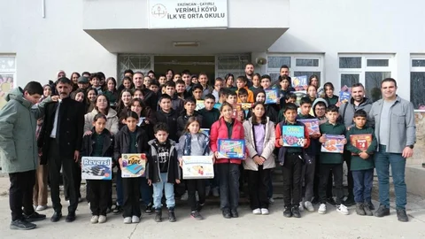 Erzincanlı Öğrencilerden Verimli Köyüne Ziyaret