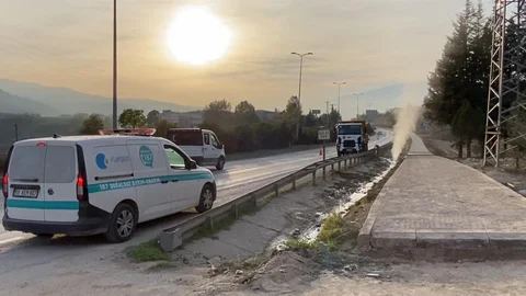 Karabük'te Doğal Gaz Borusu Patladı