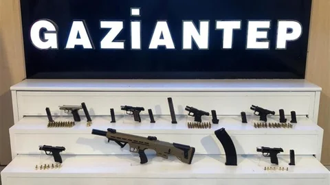 Gaziantep'te Kaçak Silah Operasyonu