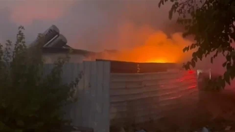 Malatya'da Evde Yangın Çıktı