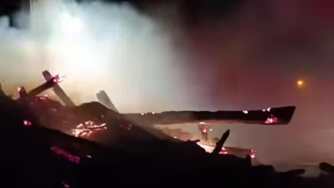 Van'da Samanlık Yangını Çıktı