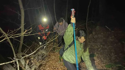 Bursa'da Kaybolan Yürüyüşçüler Kurtarıldı