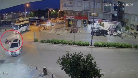 Antalya'da Motosiklet Kazası