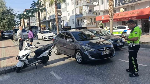 Antalya'da Motosiklet Kazası