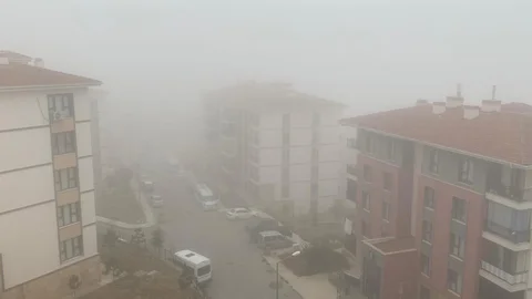 Elazığ'da Yüksek Kesimlerde Sis Etkisi