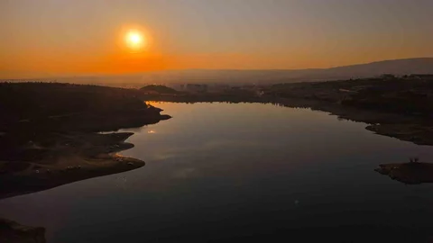Çorum'da Gün Batımı Manzarası