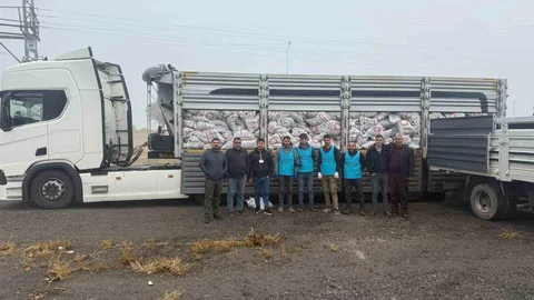 Patnos'ta Kömür Yardımı Dağıtımı