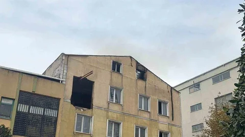 Güngören'de Tekstil Fabrikası Yangını