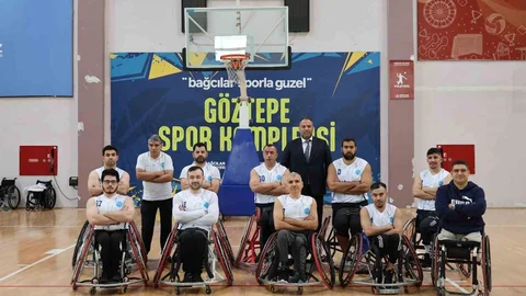 Bağcılar'da Tekerlekli Sandalye Basketbol Takımı Galip Geldi