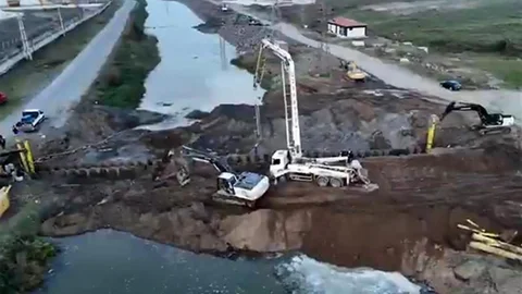 Samsun Yeni OSB'de Altyapı Çalışmaları Devam Ediyor